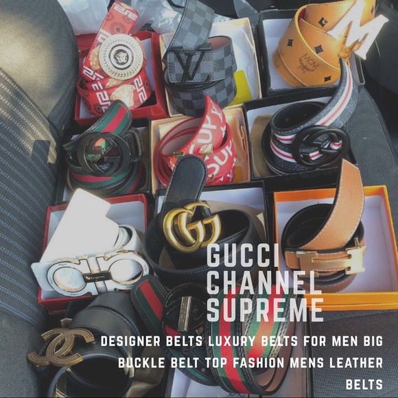 Luxury fashion belts